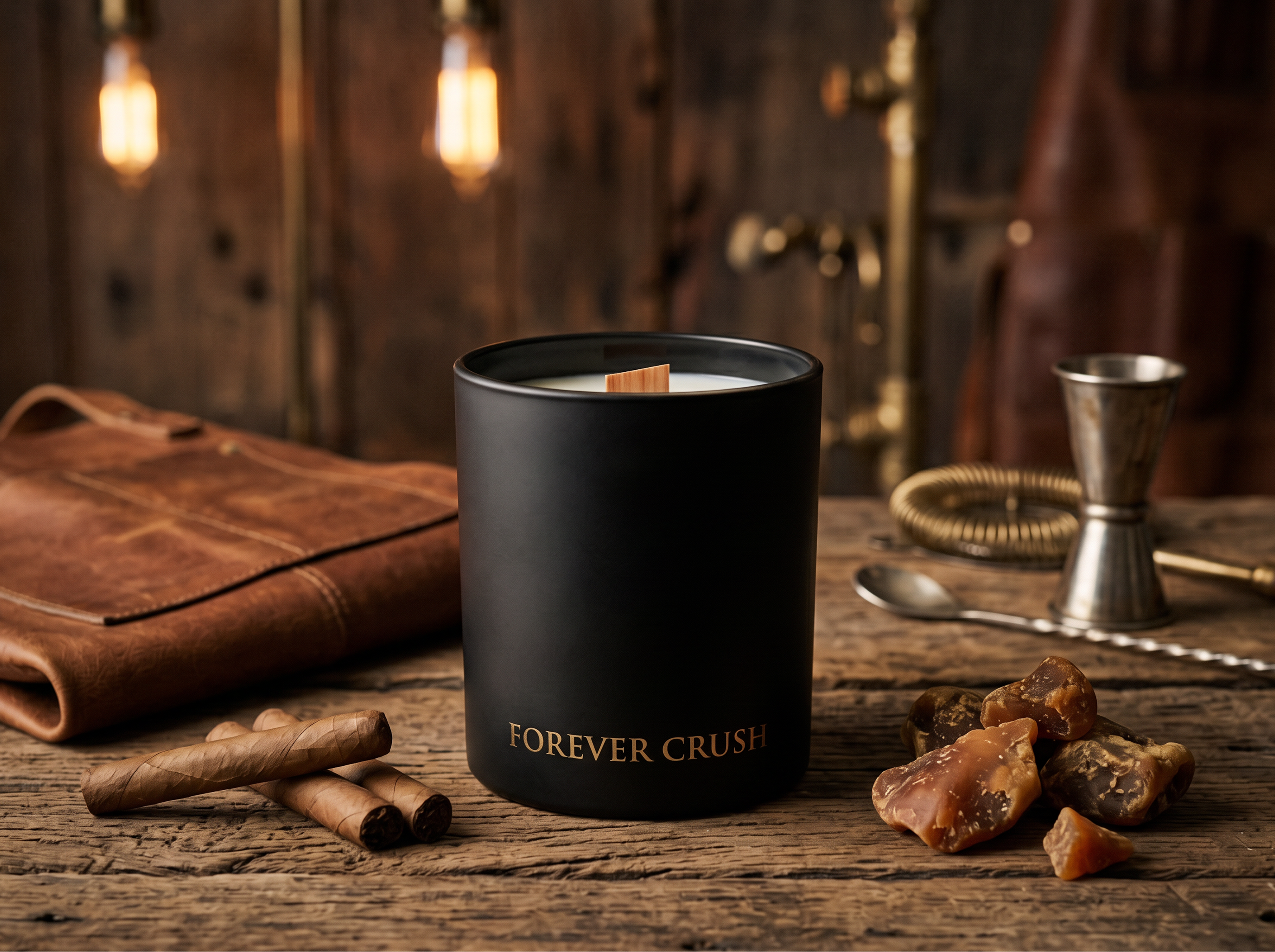 Bar, Leather Apron Candle
